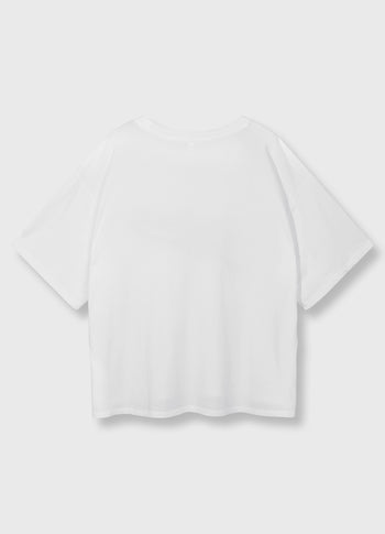 believe tee | white