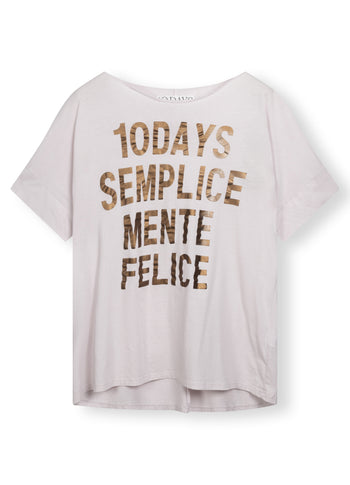 statement tee | pale lilac