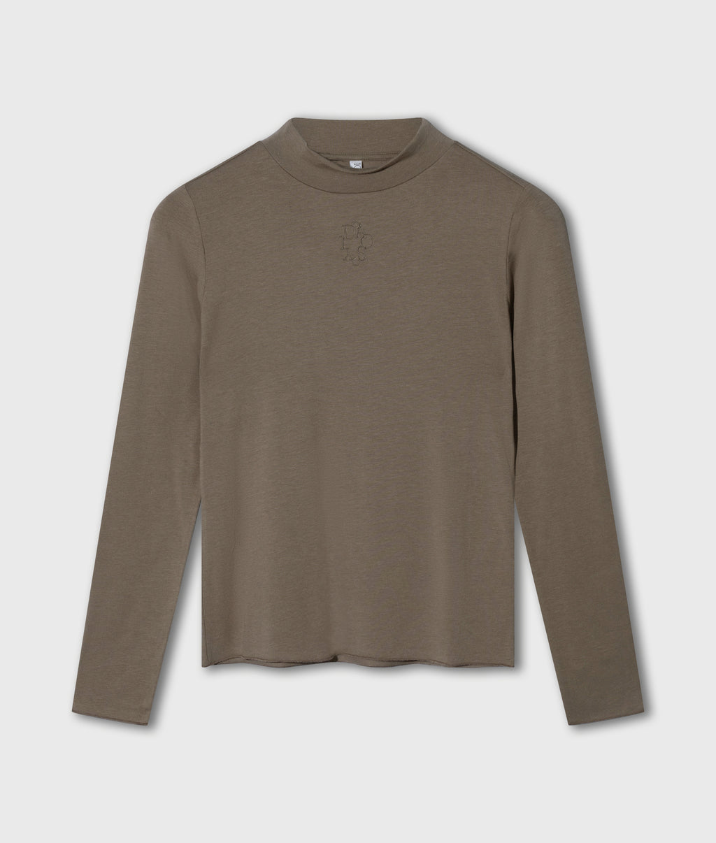 modal longsleeve met col | portobello