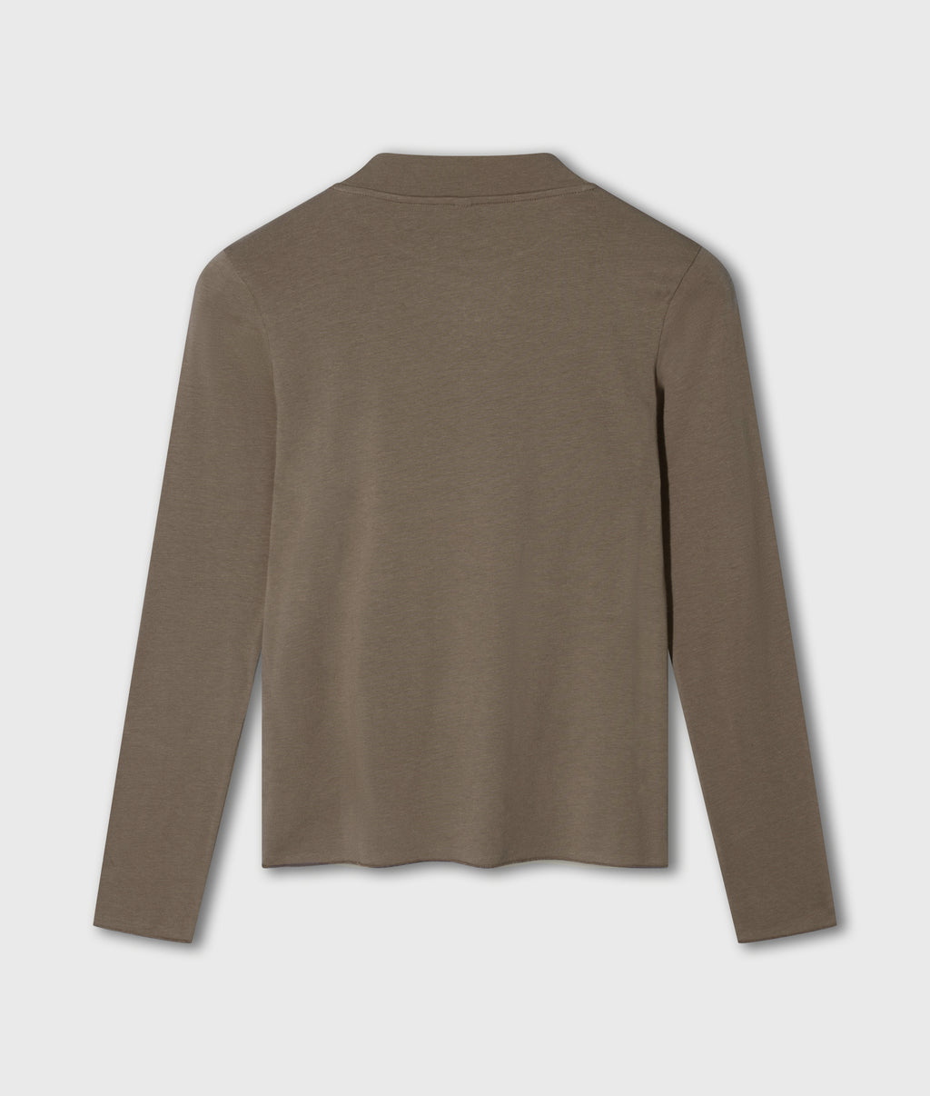 modal longsleeve met col | portobello