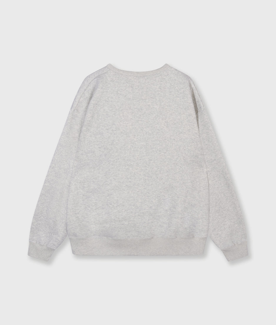 statement sweater | light grey melee