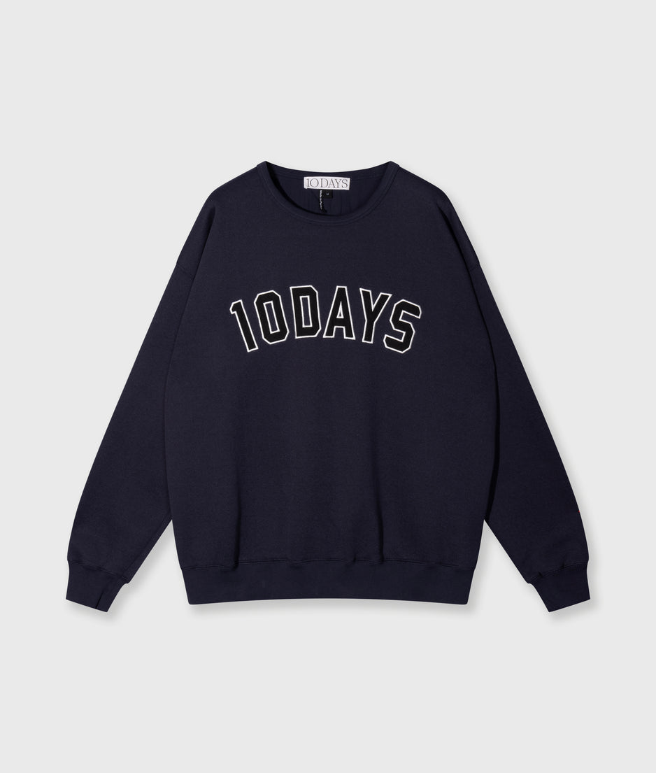 statement sweater | dark navy
