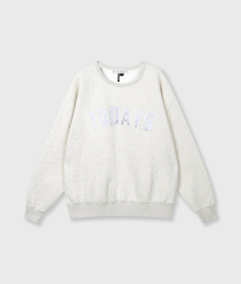 statement sweater | soft white melee