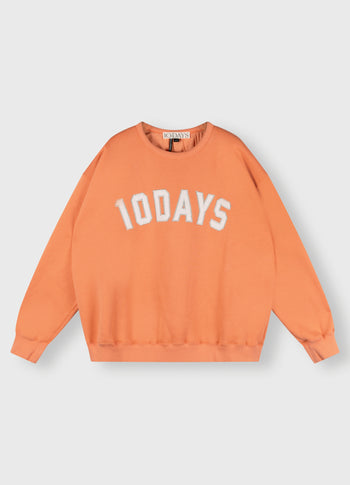 statement sweater | orange melon