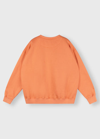 statement sweater | orange melon
