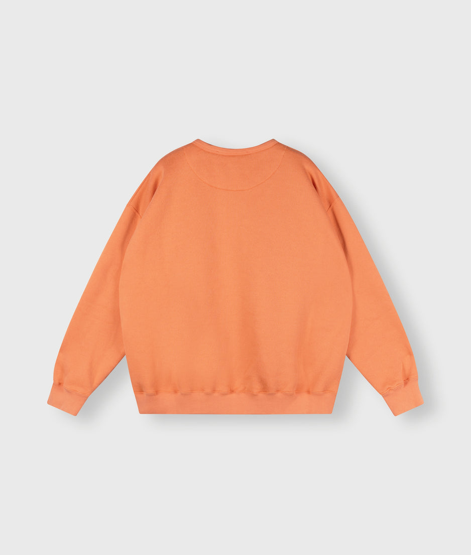 statement sweater | orange melon
