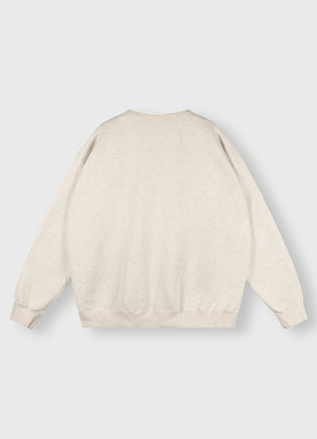 statement sweater | soft white melee