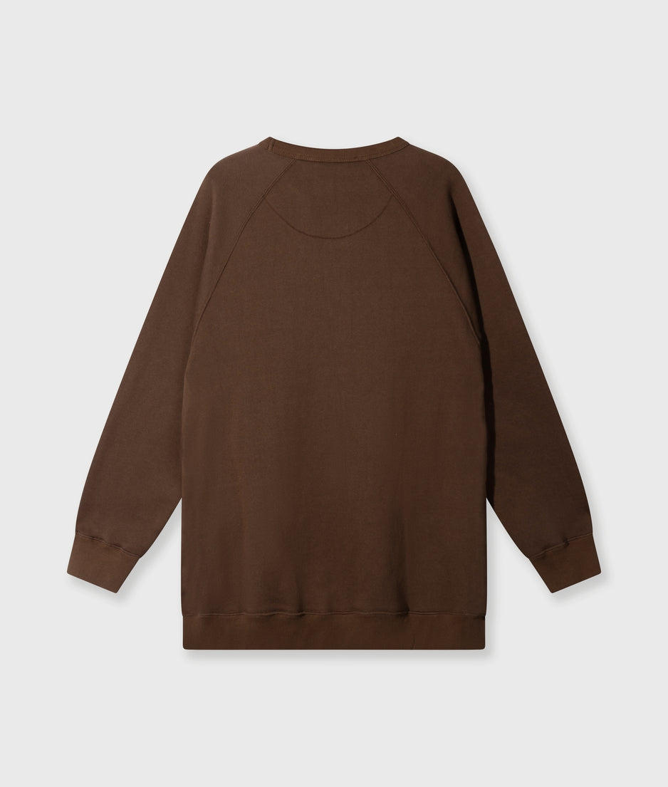 a-symmetric sweater | dark truffle