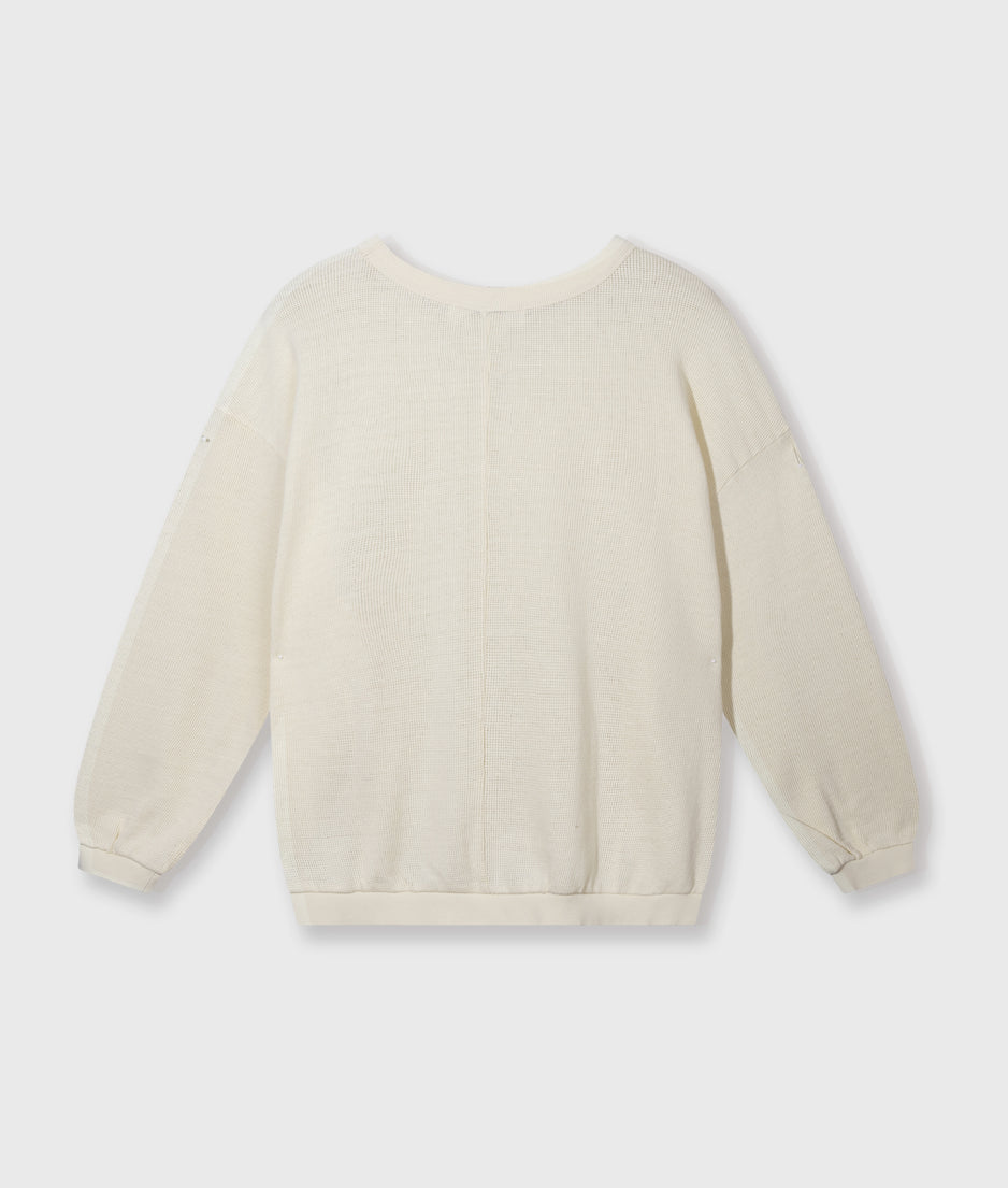 sweater mesh | soft vanilla