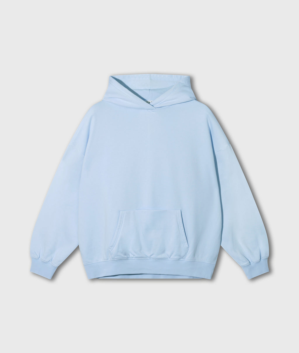 oversized hoodie | angel blue