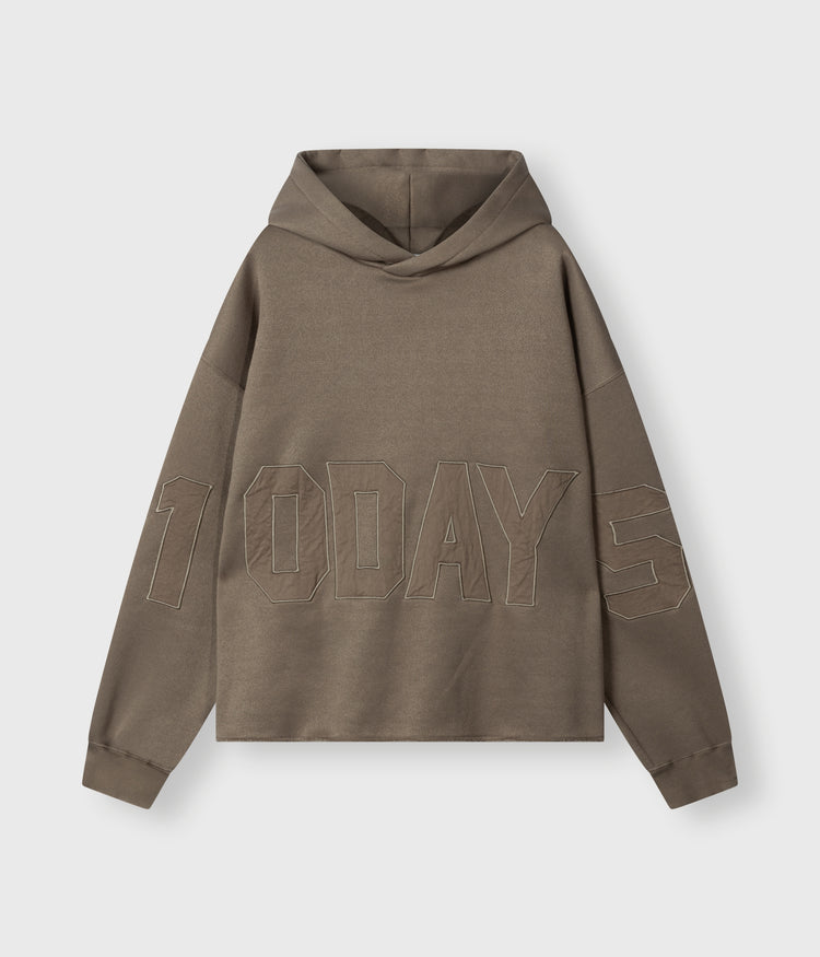 hoodie logo patch | dark moss
