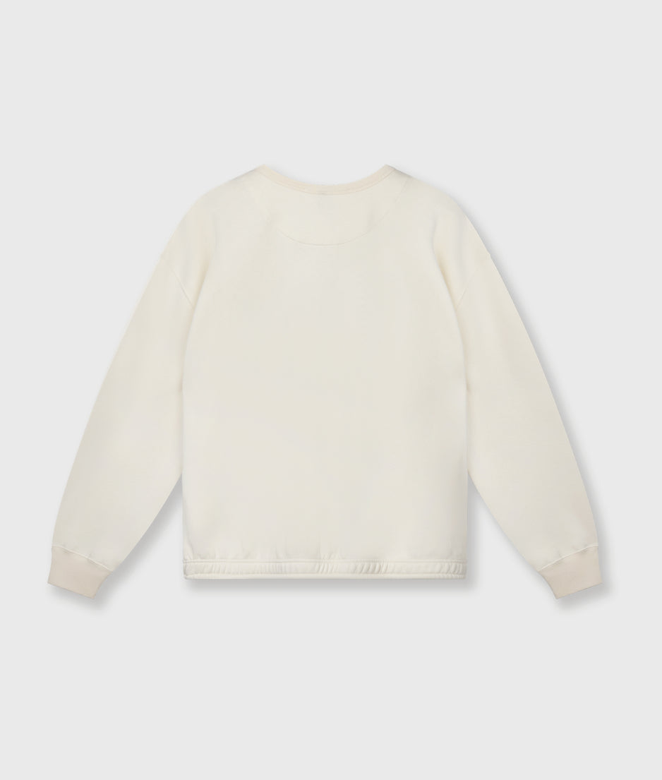 statement sweater | soft vanilla