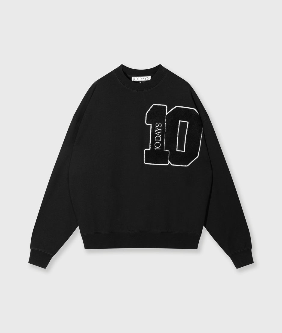 baseball sweater 10 | black