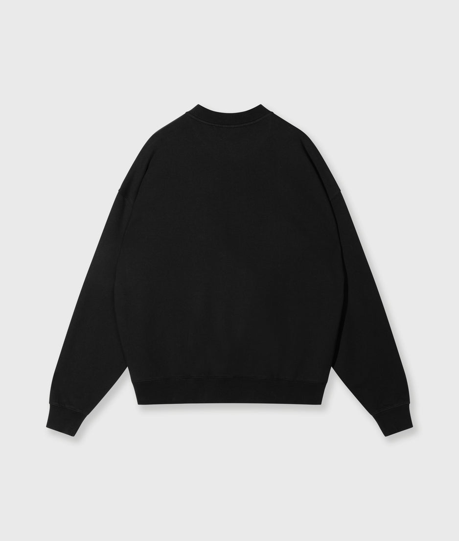 baseball sweater 10 | black