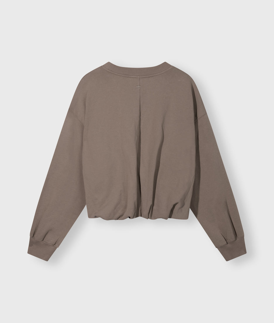 pleated sweater 10 | moonrock
