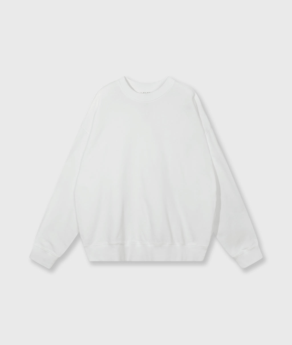 baseball sweater yin yang | ecru
