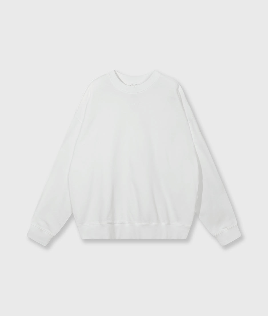 baseball sweater yin yang | ecru