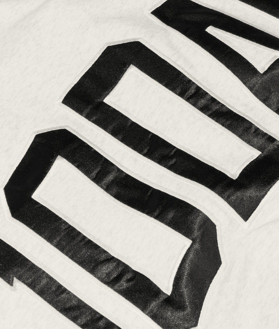 baseball sweater 10DAYS | soft white melee