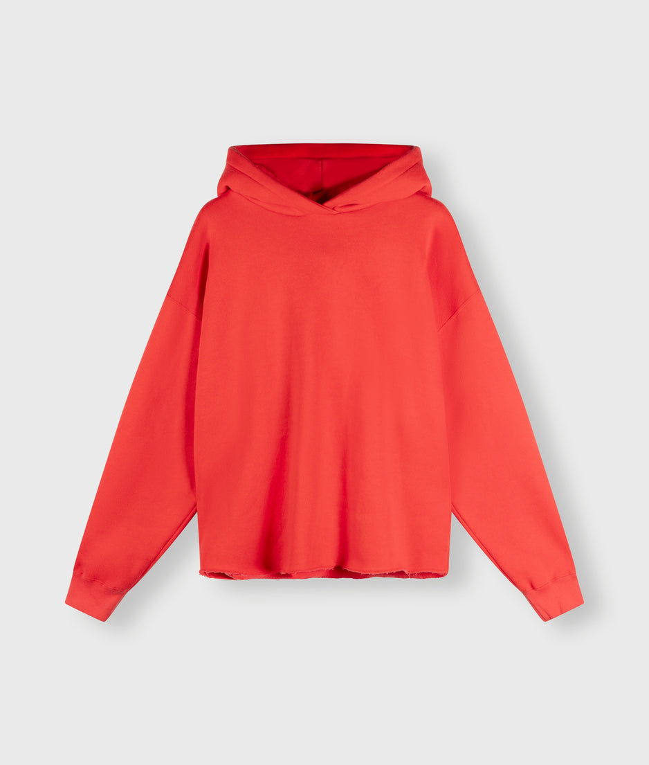 hoodie | coral red