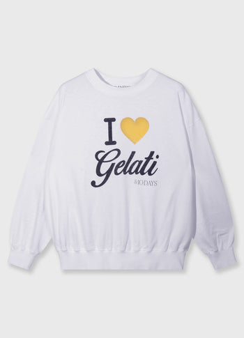 gelati sweater | white
