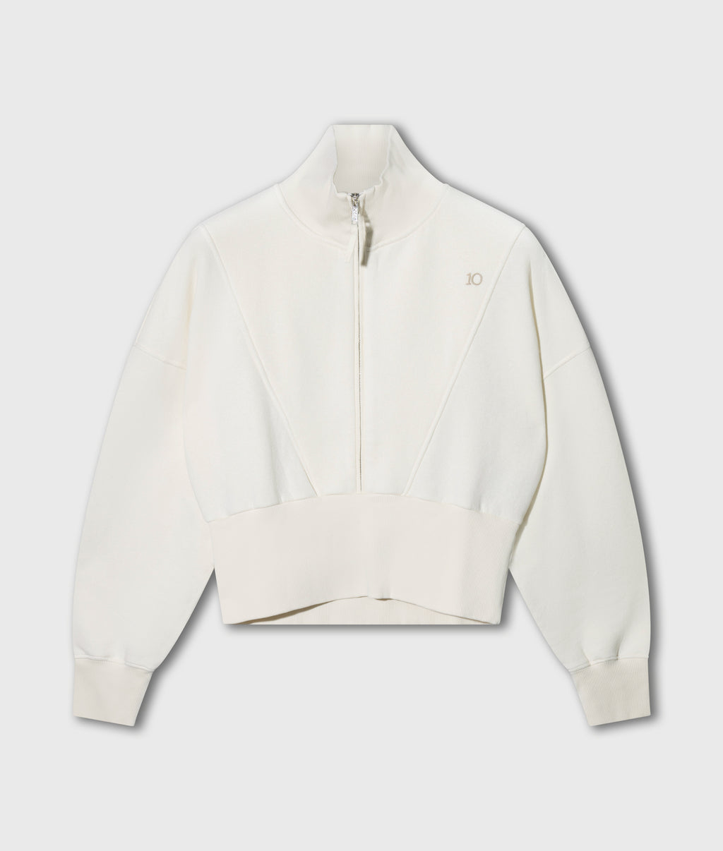 sweater met rits | pearl