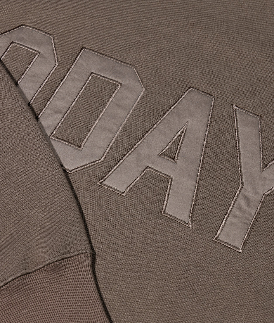 statement sweater logo | moonrock