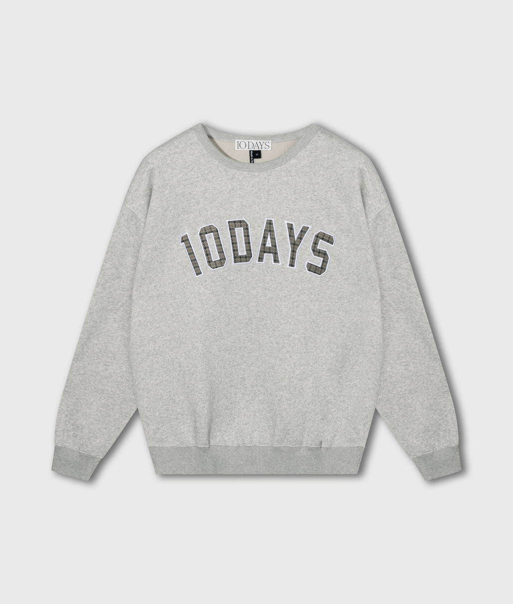 statement sweater logo | light grey melee