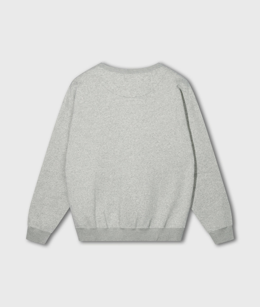 statement sweater logo | light grey melee