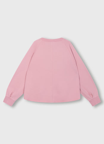LA sweater | bright raspberry