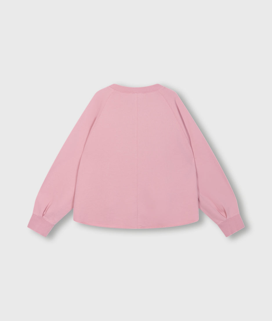 LA sweater | bright raspberry