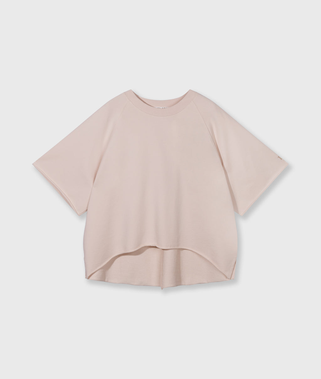 short sleeve LA sweater | powder