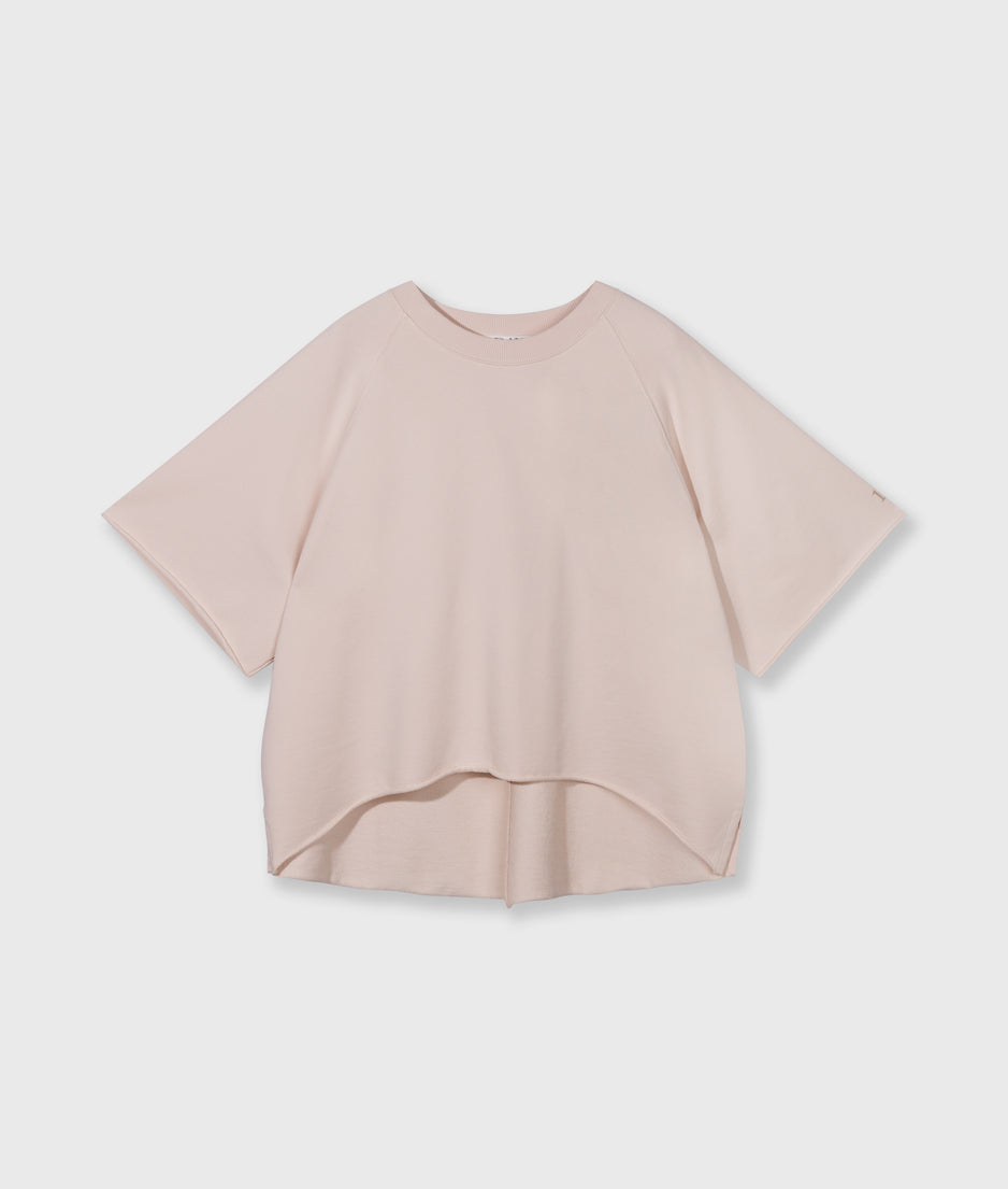 short sleeve LA sweater | powder