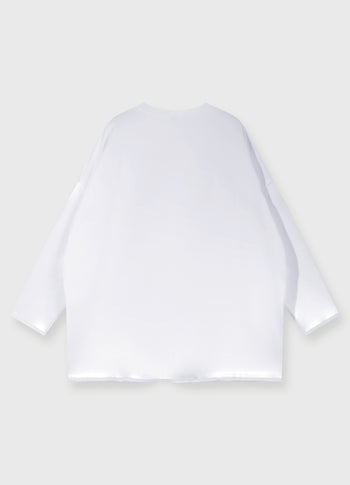 beach sweater | white