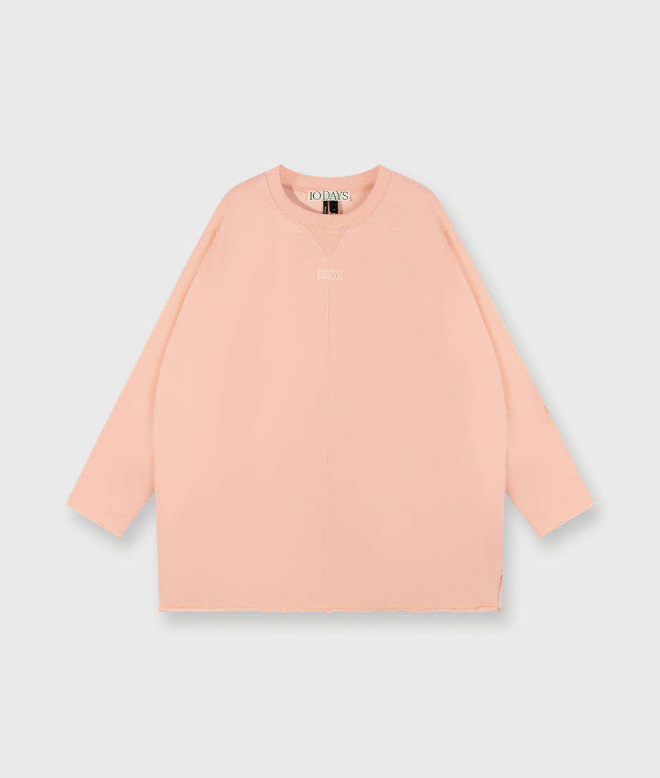 beach sweater | peach