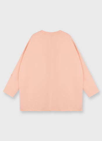 beach sweater | peach