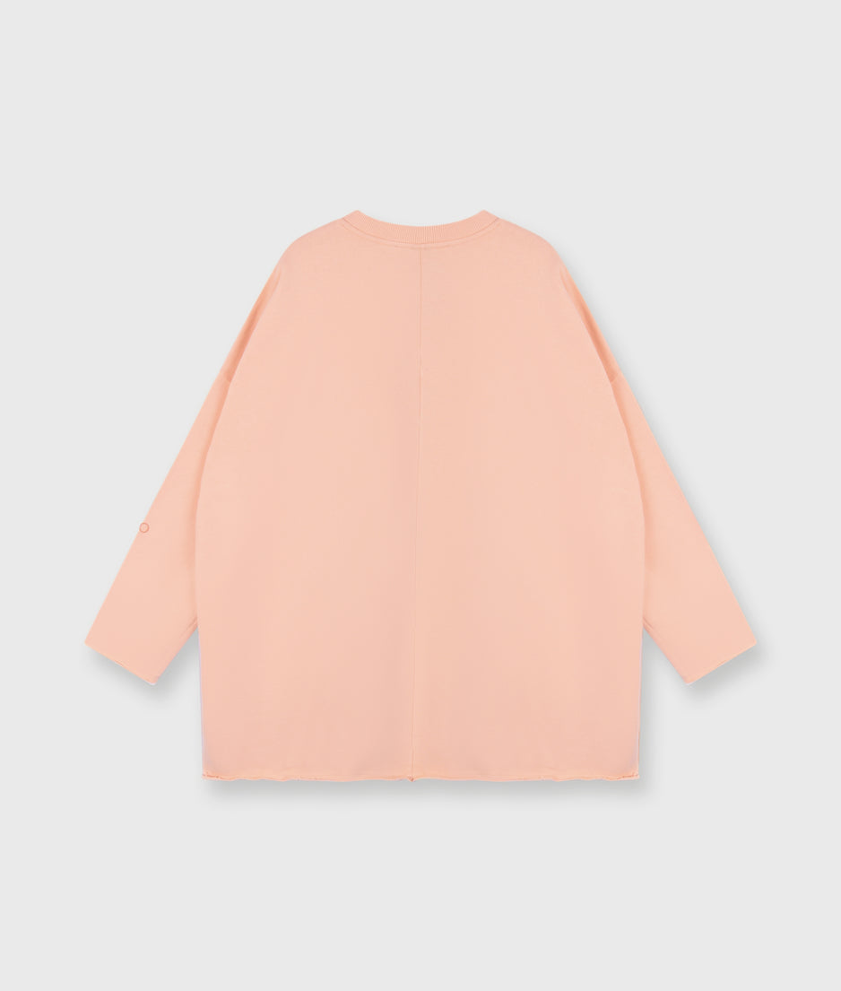 beach sweater | peach