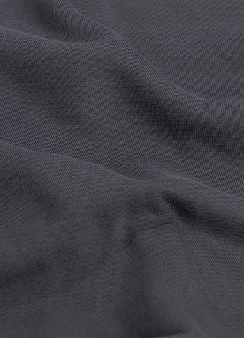 v-neck balloon sweater | steel blue