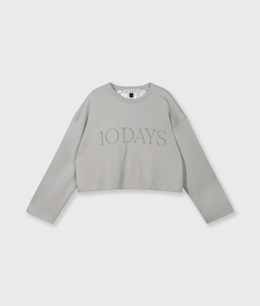 korte 10DAYS sweater | stone
