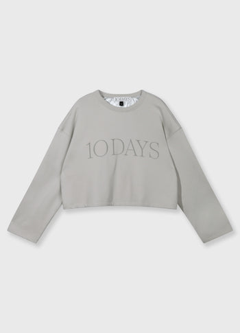 short 10DAYS sweater | stone