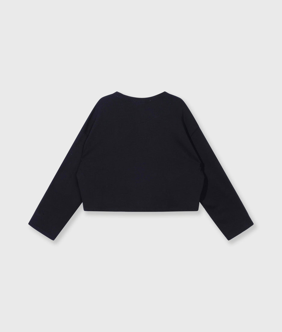 short 10DAYS sweater | black