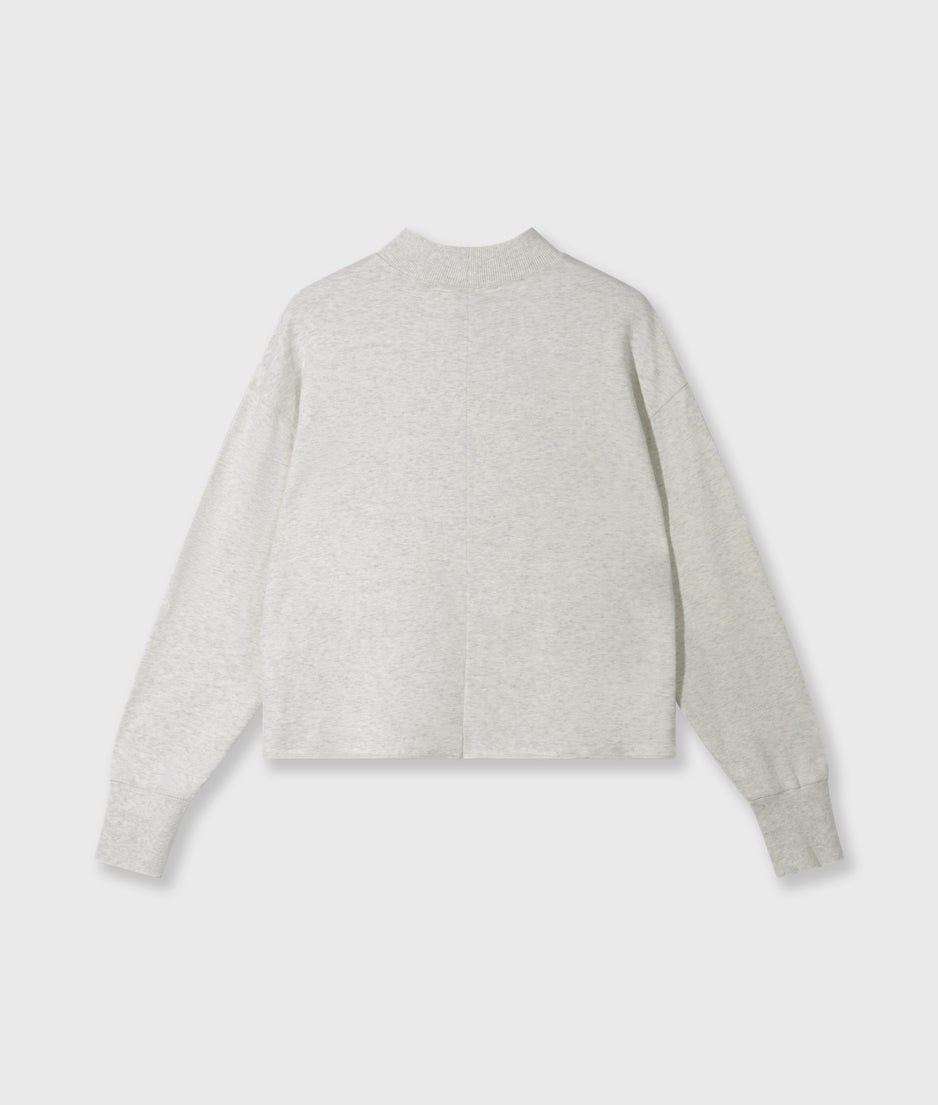 petit sweater curly 10 | soft white melee