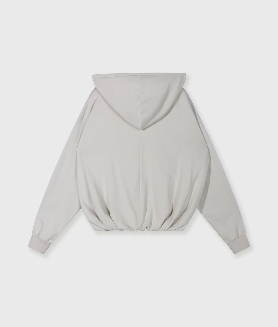 balloon wrap hoodie | stone