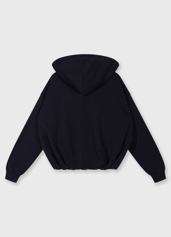 balloon wrap hoodie | black