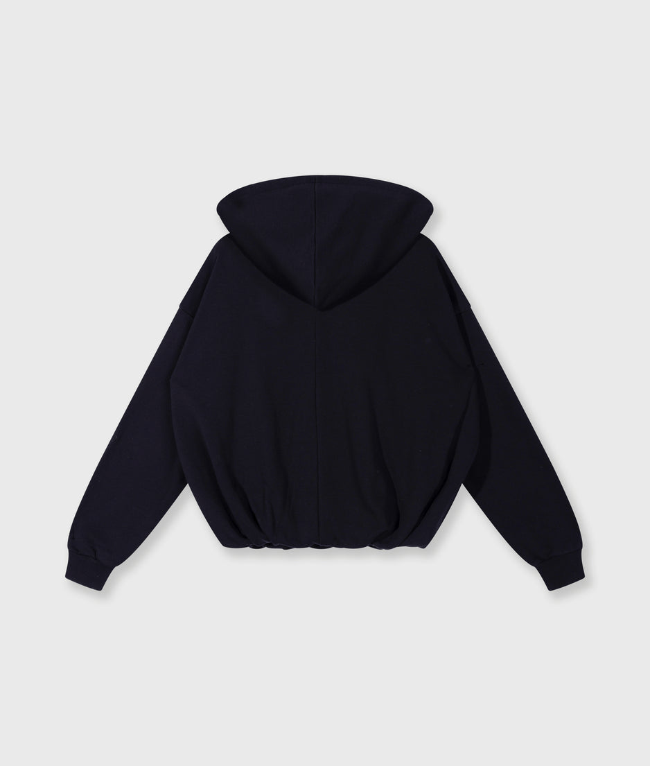 balloon wrap hoodie | black