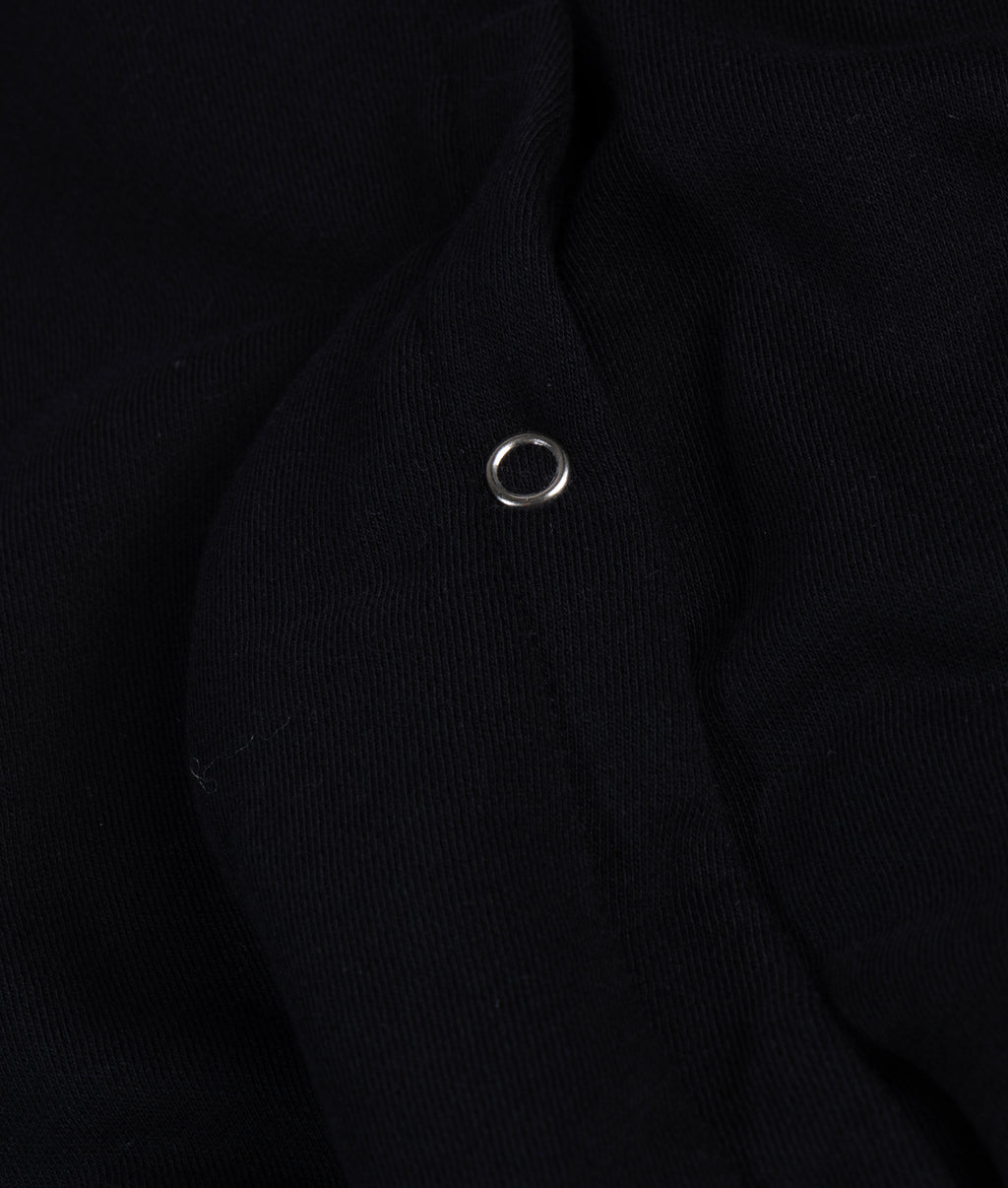 balloon overslag hoodie | black