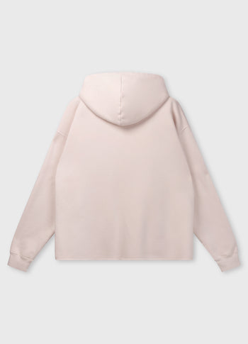 statement zip hoodie | powder