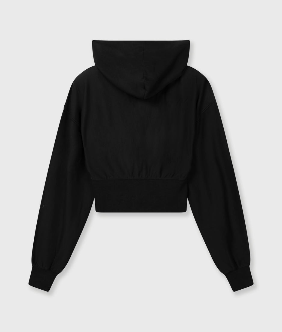ballet zip hoodie | black