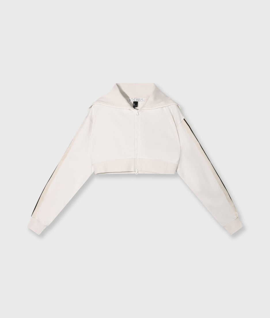 cropped zip cardigan fleece | cleansing kit