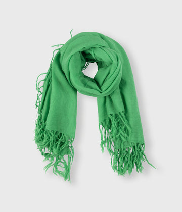 wool scarf | apple green