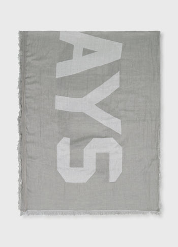 scarf 10DAYS | light graphite